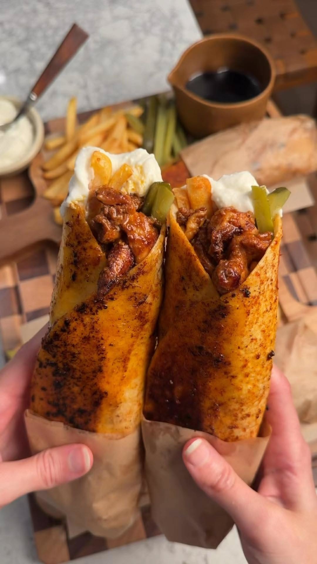 Viral Crispy Chicken Shawarma