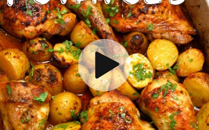 one pan chicken and potatoes
