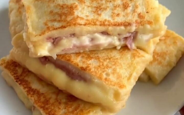cheese and ham toasties dippers