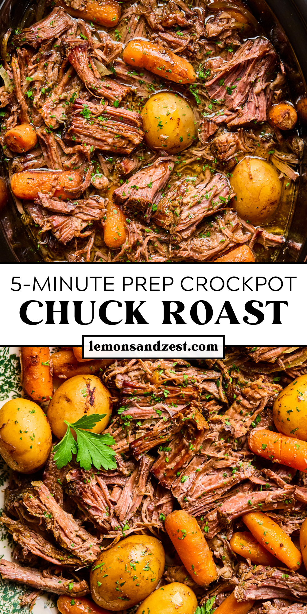 5-Minute Prep Crockpot Pot Roast